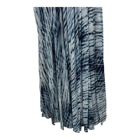 Michael Kors XL Tie Dye Georgette Halter Neck Chain Strap Sleeveless Dress - Picture 3 of 6